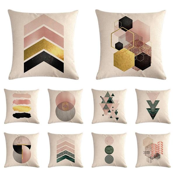cushion/decorative pillow rose gold platz kissen abdeckung geometris traumhafte fall linen werfen wohnkultur 45x45cm i881
cushion/decorative pillow rose gold platz kissen abdeckung geometris traumhafte fall linen werfen wohnkultur 45x45cm i881