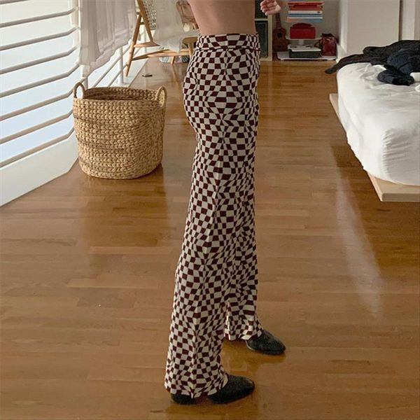 european and american summer fashion women pant trend high waist slim fit straight wide leg plaid casual pants y2k, Black;white
european and american summer fashion women pant trend high waist slim fit straight wide leg plaid casual pants y2k, Black;white