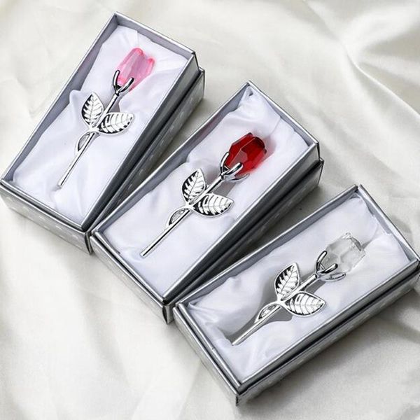 party favor 2000pcs/lot crystal glass rose flower figurines craft wedding valentine's day favors and gifts souvenir decoration ornament
party favor 2000pcs/lot crystal glass rose flower figurines craft wedding valentine's day favors and gifts souvenir decoration ornament