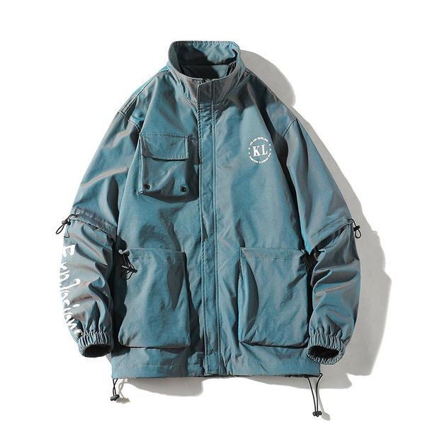 men's jackets original design gradient cargo for men korean fashion trends streetwear teenage oversized stand collar windbreaker coats, Black;brown
men's jackets original design gradient cargo for men korean fashion trends streetwear teenage oversized stand collar windbreaker coats, Black;brown