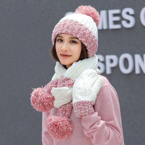 hats, scarves & gloves sets thick warm hat scarf glove set women's clothing accessories women kitted winter hats, Blue;gray
hats, scarves & gloves sets thick warm hat scarf glove set women's clothing accessories women kitted winter hats, Blue;gray
