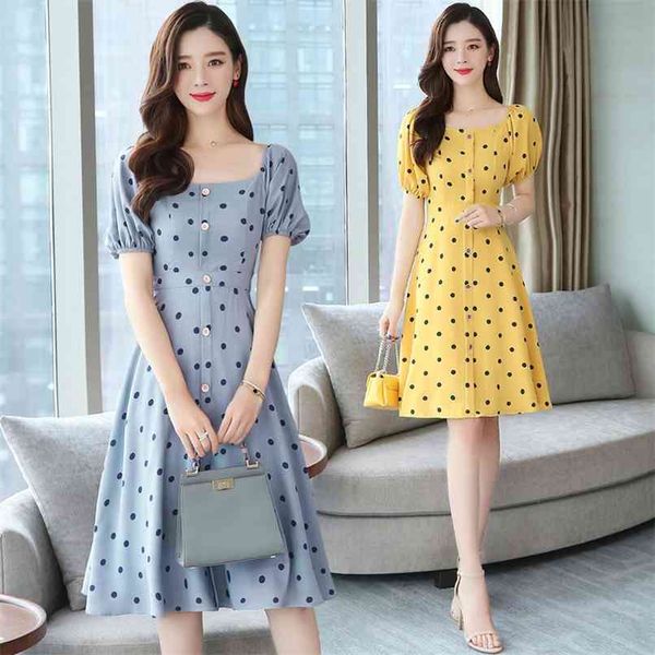 korean vintage sweet beach midi sundress summer plus size yellow dot chiffon boho dress elegant women bodycon party vestido 210528, Black;gray
korean vintage sweet beach midi sundress summer plus size yellow dot chiffon boho dress elegant women bodycon party vestido 210528, Black;gray