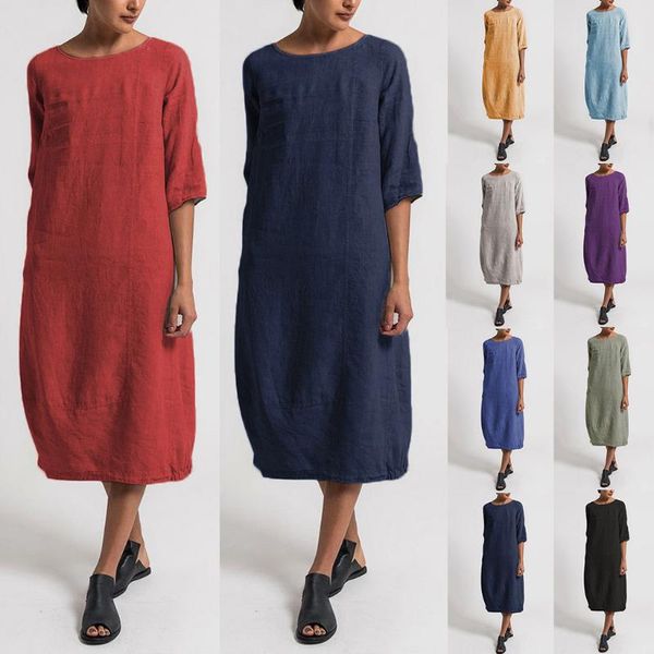 casual dresses fall 2021 loose waist blue midi skirt pure color temperament commuted cotton dress plus size 5xl, Black;gray
casual dresses fall 2021 loose waist blue midi skirt pure color temperament commuted cotton dress plus size 5xl, Black;gray