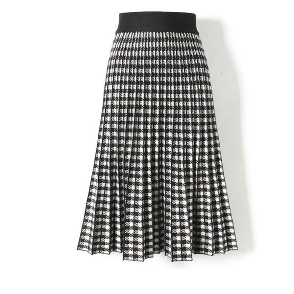 skirts winter a-line women high waist pleated s fashion thick midi femme plaid knit streetwear zvxz, Black
skirts winter a-line women high waist pleated s fashion thick midi femme plaid knit streetwear zvxz, Black