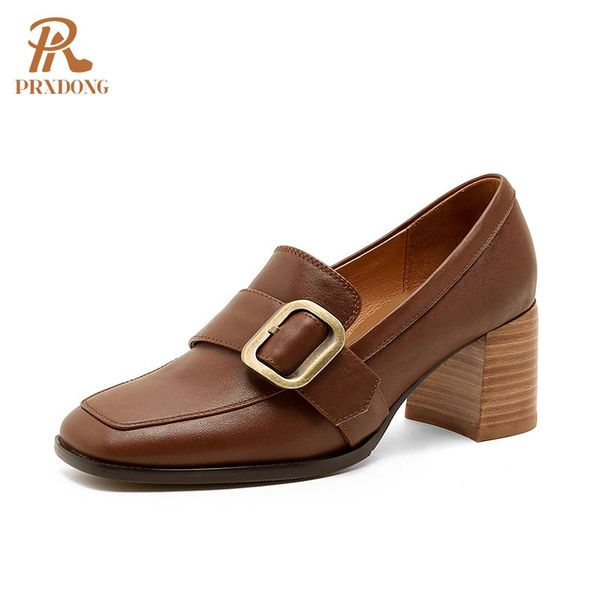 dress shoes 2021 genuine leather british style square toe slip-on pumps loafers classics casual high heels women girls brown black
dress shoes 2021 genuine leather british style square toe slip-on pumps loafers classics casual high heels women girls brown black