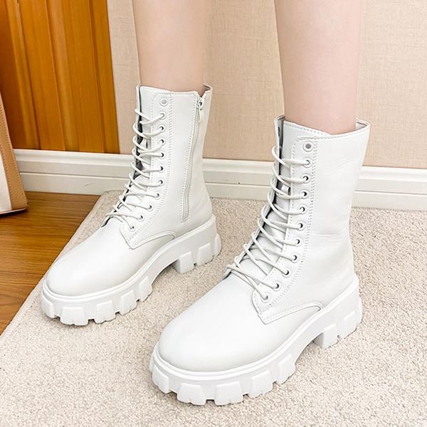 boots lucyever 2021 non-slip ankle women autumn lace-up thick platform woman fashion black white high heels booties
boots lucyever 2021 non-slip ankle women autumn lace-up thick platform woman fashion black white high heels booties