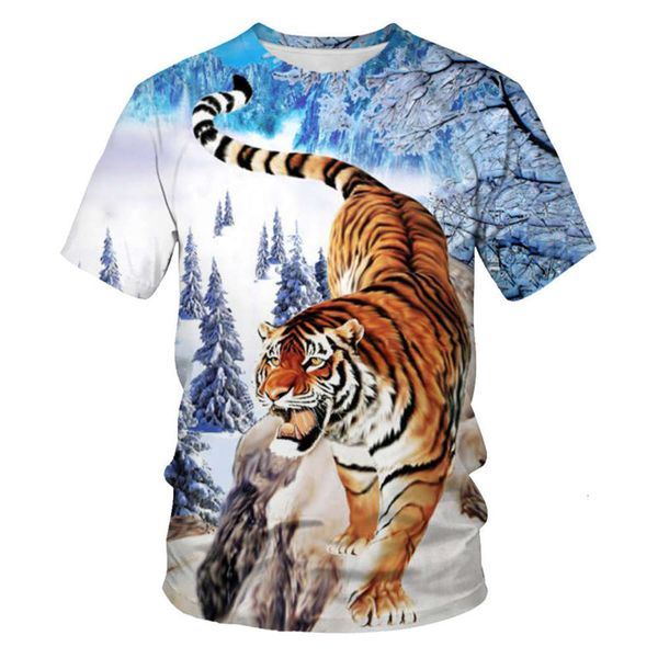 fashion printed men's t-shirt lion tiger 3d digital printing short sleeve, White;black
fashion printed men's t-shirt lion tiger 3d digital printing short sleeve, White;black