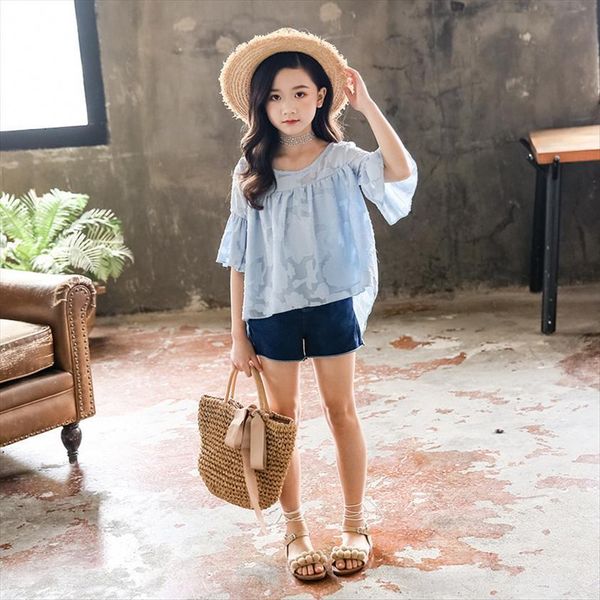 summer kids baby girl clothes set short sleeve lace chiffon shirt shorts pants teenager 4 5 6 7 8 9, White
summer kids baby girl clothes set short sleeve lace chiffon shirt shorts pants teenager 4 5 6 7 8 9, White