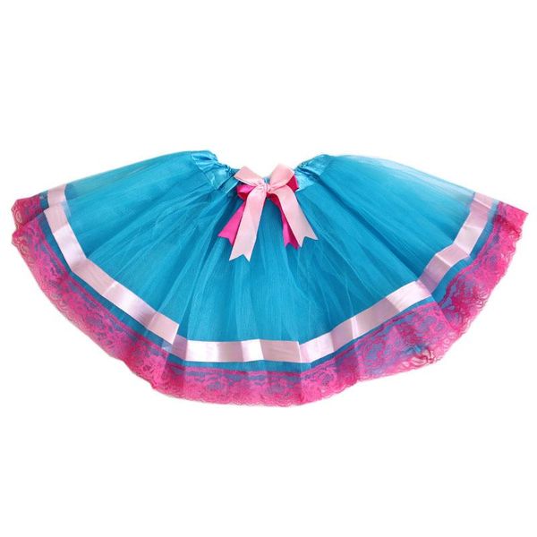 

skirts baby girls kid children infant gauze tutu dancewear skirt ballet princess girl party bowknot drop ship fulfillment, Blue