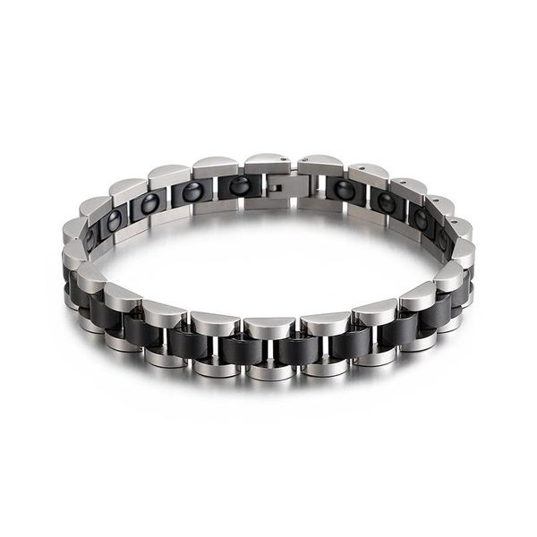 link, chain women men biker bracelet stainless steel male female charm black/white ceramic silver couples magnetic bracelets 6.7-8.5"
link, chain women men biker bracelet stainless steel male female charm black/white ceramic silver couples magnetic bracelets 6.7-8.5"