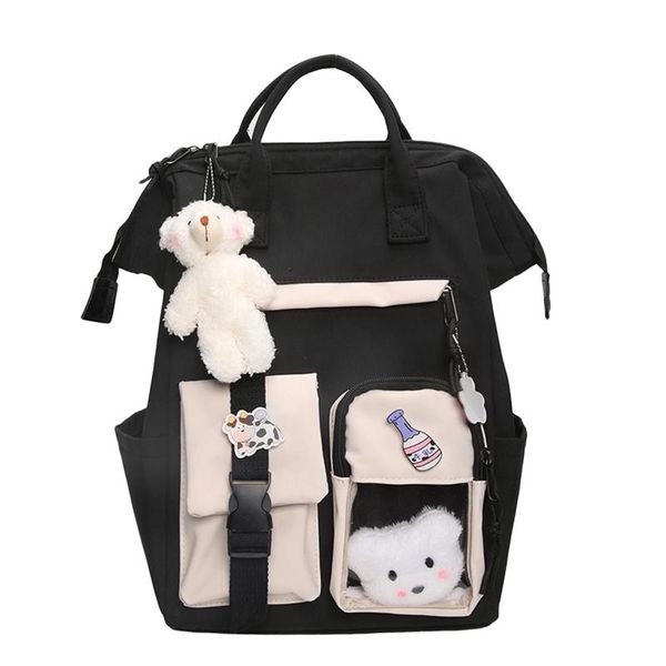 school bags girls shoulder travel fashion gift backpack cute kawaii large capacity casual students with plush pendant bookbag daypack
school bags girls shoulder travel fashion gift backpack cute kawaii large capacity casual students with plush pendant bookbag daypack
