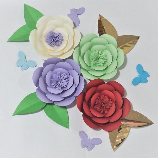 decorative flowers & wreaths 2021 giant paper 4pcs + leaves 8pcs butterflies for wedding backdrop baby nursery deco fashion show decorations
decorative flowers & wreaths 2021 giant paper 4pcs + leaves 8pcs butterflies for wedding backdrop baby nursery deco fashion show decorations