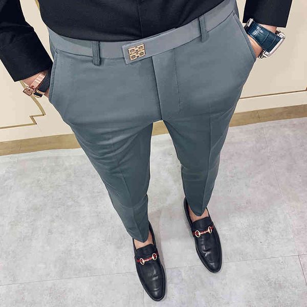 men's pants pantalones hombre spring korean slim fit casual ankle length streetwear man trousers black gray y3hj
men's pants pantalones hombre spring korean slim fit casual ankle length streetwear man trousers black gray y3hj
