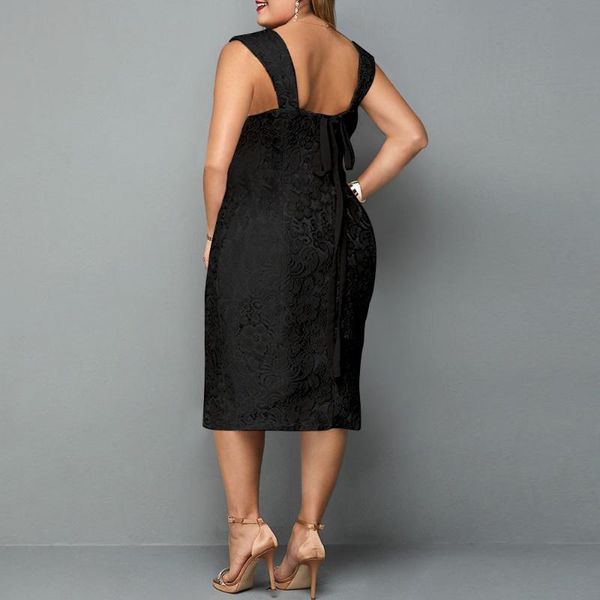 plus size dresses women clothing 2 piece sets elegant lace spaghetti wedding party dress summer women's 5xl, Black
plus size dresses women clothing 2 piece sets elegant lace spaghetti wedding party dress summer women's 5xl, Black