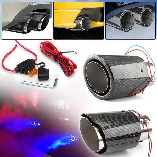 manifold & parts car led exhaust muffler universal tail throat decoration carbon fiber outlet pipe modification
manifold & parts car led exhaust muffler universal tail throat decoration carbon fiber outlet pipe modification