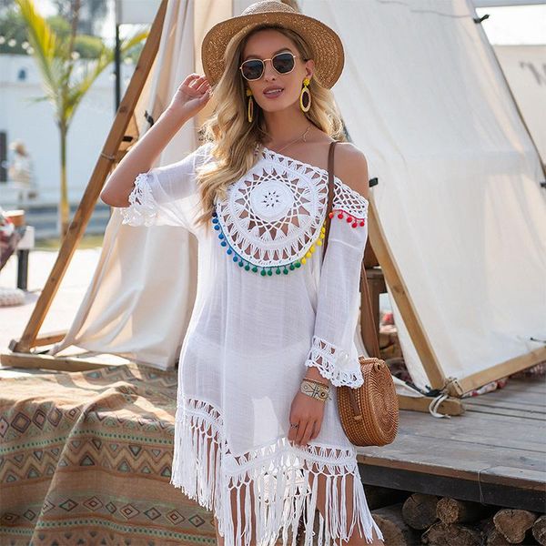 summer women bikini coverup lace bathing suit beachwear hollow swimwear cover-ups tunic beach crochet swimsuit women's, White;black
summer women bikini coverup lace bathing suit beachwear hollow swimwear cover-ups tunic beach crochet swimsuit women's, White;black