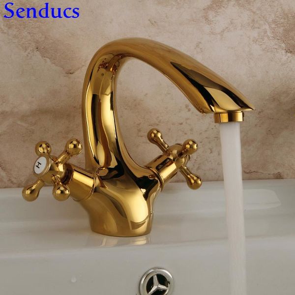 bathroom sink faucets senducs gold basin faucet quality brass dual handle cold golden mixer tap
bathroom sink faucets senducs gold basin faucet quality brass dual handle cold golden mixer tap