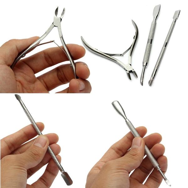 nail art kits 3pcs/lot stainless steel cuticle nipper spoon pusher clipper trimmer remover tools
nail art kits 3pcs/lot stainless steel cuticle nipper spoon pusher clipper trimmer remover tools