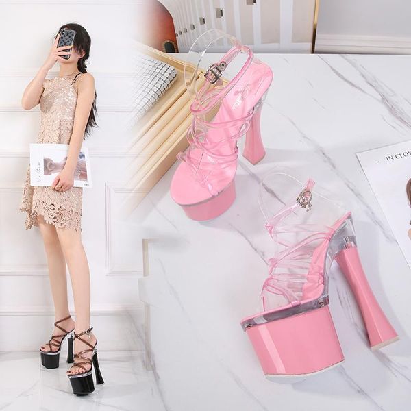 dress shoes 2021 women summer 17cm high heels fetish stripper sandals 7cm platform pink transparent crystal pumps plus size prom, Black
dress shoes 2021 women summer 17cm high heels fetish stripper sandals 7cm platform pink transparent crystal pumps plus size prom, Black