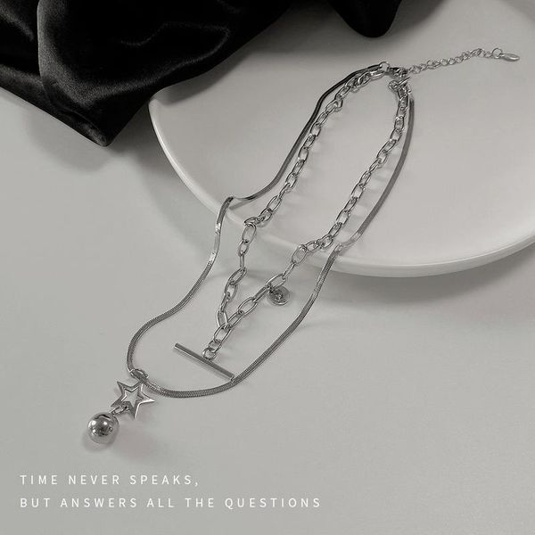 pendant necklaces stars necklace women beads woman chain girls jewelry multilayer silver color trendy metal collier
pendant necklaces stars necklace women beads woman chain girls jewelry multilayer silver color trendy metal collier