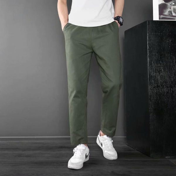 men's pants summer thin casual fashion ice silk street loose wide-leg trousers s-5xl, Black
men's pants summer thin casual fashion ice silk street loose wide-leg trousers s-5xl, Black