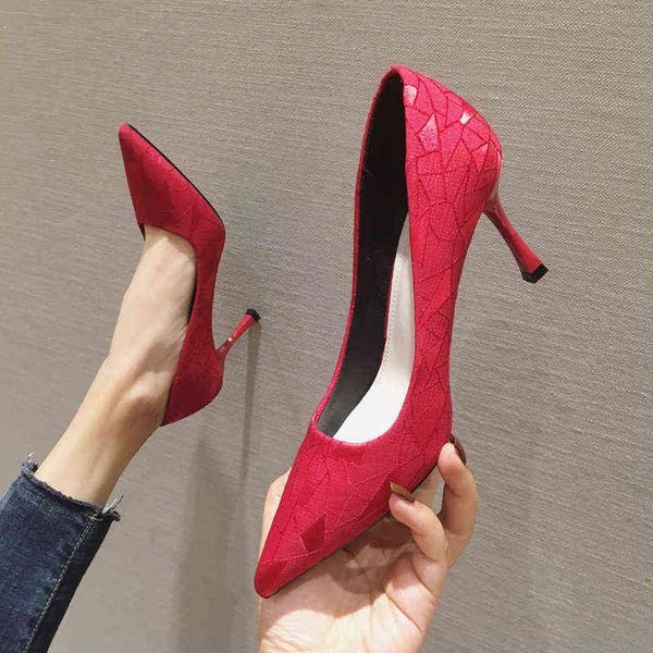 dress shoes high heels french girls' profsional heeled versatile pointed shallow mouth thin heel red wedding single shoes women's, Black
dress shoes high heels french girls' profsional heeled versatile pointed shallow mouth thin heel red wedding single shoes women's, Black