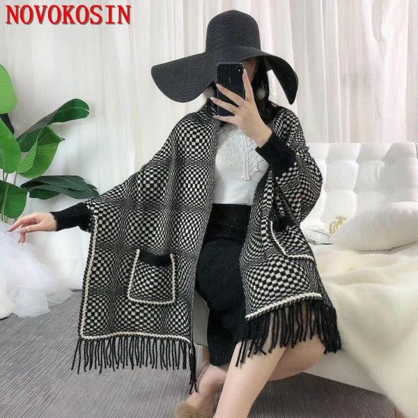 scarves 2021 oversize batwing long sleeves cardigan winter faux cashmere poncho women female printed wrap vintage shawl with pocket, Blue;gray
scarves 2021 oversize batwing long sleeves cardigan winter faux cashmere poncho women female printed wrap vintage shawl with pocket, Blue;gray