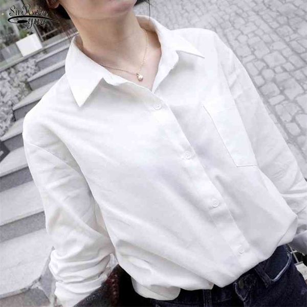 loose casual white blouse plus size spring autumn solid shirts blouses women cotton korean office long sleeve blusas 12651 210421
loose casual white blouse plus size spring autumn solid shirts blouses women cotton korean office long sleeve blusas 12651 210421