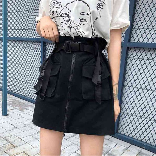 a line zipper women mini cargo skirts pockets sashes bodycon solid ladies short skirt summer black khaki bottom female 210619
a line zipper women mini cargo skirts pockets sashes bodycon solid ladies short skirt summer black khaki bottom female 210619