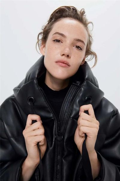 women's trendy casual and simple winter solid cotton imitation sweater coat for color versatile hooded padded down & parkas, Black
women's trendy casual and simple winter solid cotton imitation sweater coat for color versatile hooded padded down & parkas, Black