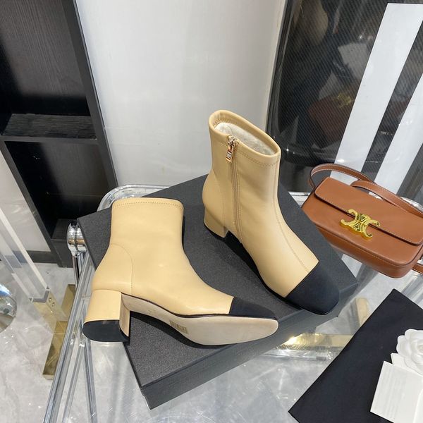 women's shoes designer high-heeled luxury stitching and comfortable ankle boots with shoe box, Red;white
women's shoes designer high-heeled luxury stitching and comfortable ankle boots with shoe box, Red;white