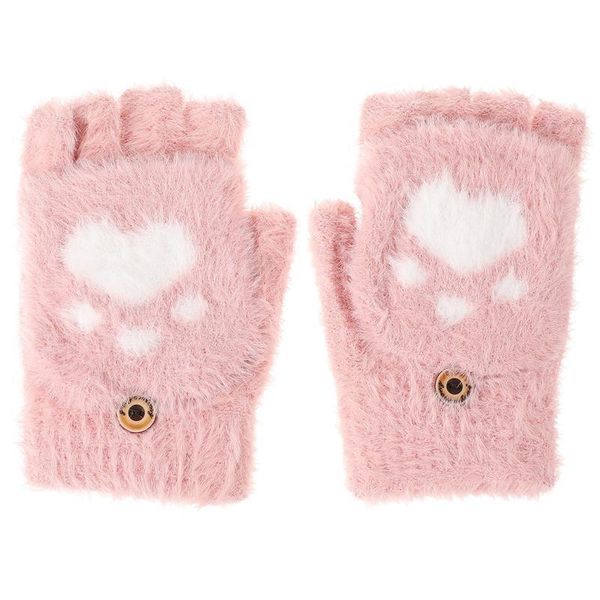 five fingers gloves 1 pair winter women warm knitted convertible flipping mittens, Blue;gray
five fingers gloves 1 pair winter women warm knitted convertible flipping mittens, Blue;gray