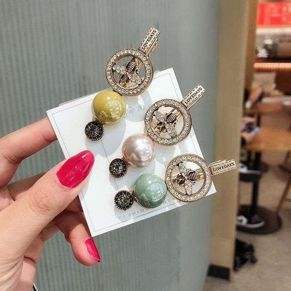 vintage bee pearl hairpins hair clips for women crystal rhinestone korean temperament headpiece accessories girls1
vintage bee pearl hairpins hair clips for women crystal rhinestone korean temperament headpiece accessories girls1
