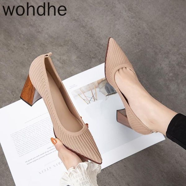 dress shoes 2021 spring thic heels pumps women pointed toe high heel work elastic mesh vintage elegant shallow for party, Black
dress shoes 2021 spring thic heels pumps women pointed toe high heel work elastic mesh vintage elegant shallow for party, Black
