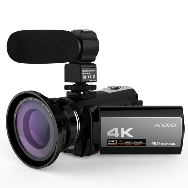 camcorders andoer portable 4k 48mp wifi digital video camera camcorder 3.0 inch touch screen with external microphone
camcorders andoer portable 4k 48mp wifi digital video camera camcorder 3.0 inch touch screen with external microphone