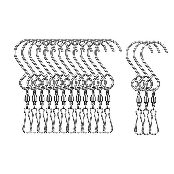 15pcs stainless steel rotating bearing small hook wind turn chime hooks & rails
15pcs stainless steel rotating bearing small hook wind turn chime hooks & rails