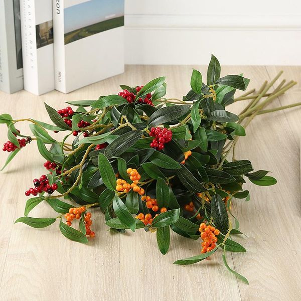 party decoration 64cm silk artificial flowers home decor fake berry bouquet living room christmas wedding diy accessories
party decoration 64cm silk artificial flowers home decor fake berry bouquet living room christmas wedding diy accessories