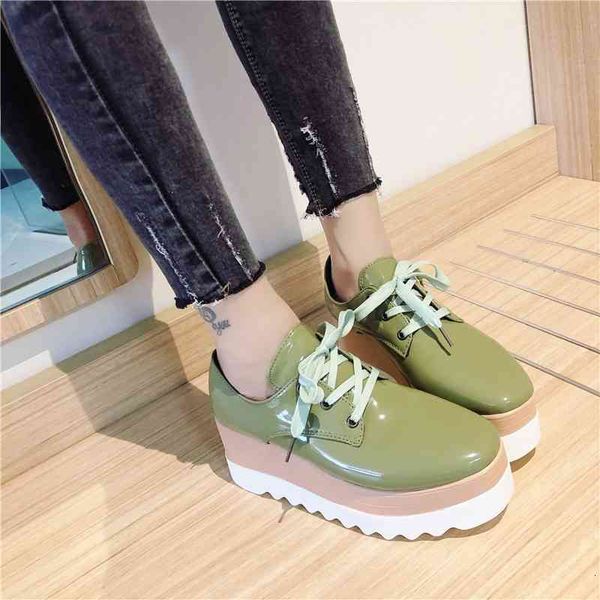 dress shoes women high platform wedges casual 7cm heels waterproof leather thick sole trainers ghri, Black
dress shoes women high platform wedges casual 7cm heels waterproof leather thick sole trainers ghri, Black