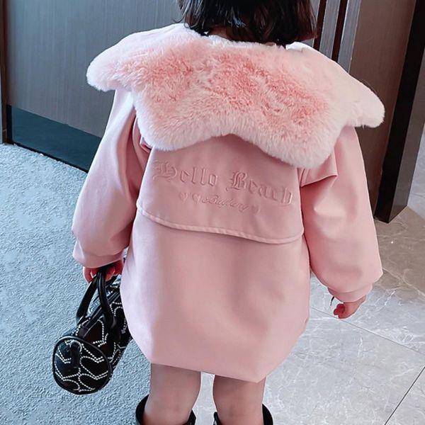 jackets girls jacket leather thickness parker kids coats children outerwear winter autumn 21 bt1100, Blue;gray
jackets girls jacket leather thickness parker kids coats children outerwear winter autumn 21 bt1100, Blue;gray