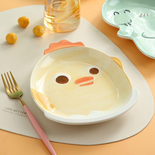 Cute Tableware for Children Ceramic Dinnerware Cartoon Creativity Animal Shape Cake Dessert Plate Home Kitchen Breakfast Dish
Cute Tableware for Children Ceramic Dinnerware Cartoon Creativity Animal Shape Cake Dessert Plate Home Kitchen Breakfast Dish