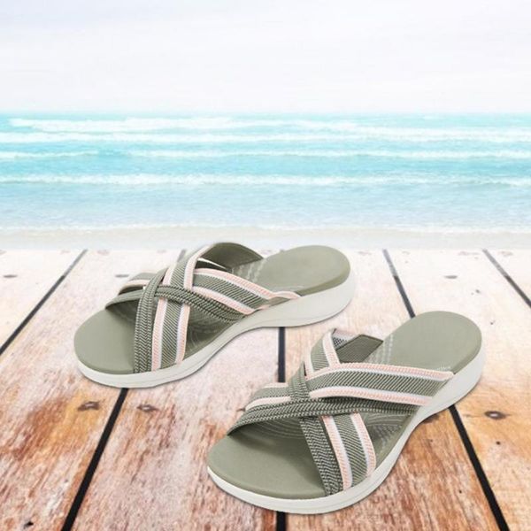 slippers 2021 summer fashion women slip on slides sandals comfy cross slide mesh round toe outdoor flip-flops beach shoes, Black
slippers 2021 summer fashion women slip on slides sandals comfy cross slide mesh round toe outdoor flip-flops beach shoes, Black