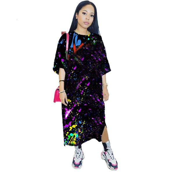 graffiti printing women long lady's streetwear chic o-neck half sleeve split loose t shirt es summer autumn, Black;gray
graffiti printing women long lady's streetwear chic o-neck half sleeve split loose t shirt es summer autumn, Black;gray