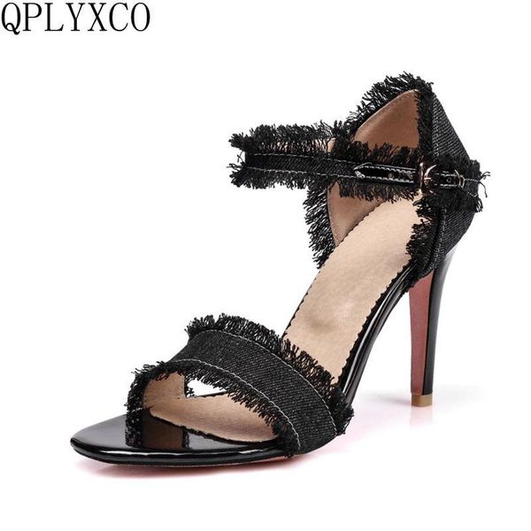 dress shoes qplyxco fashion leisure big size 31-47 ankle strap summer woman sandals high heels opentoes denim blue women k-5, Black
dress shoes qplyxco fashion leisure big size 31-47 ankle strap summer woman sandals high heels opentoes denim blue women k-5, Black