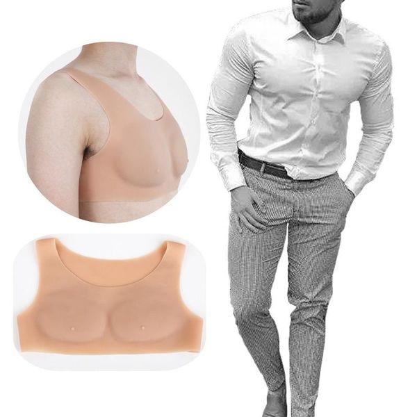 realistic men's silicone artificial muscle suit round neck fake muscles fits chest crossdresser men body shapers, Black;brown
realistic men's silicone artificial muscle suit round neck fake muscles fits chest crossdresser men body shapers, Black;brown