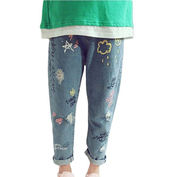 children clothing jeans 2021 spring and autumn girls' feet pants printing summer boys' casual children's trousers, Blue
children clothing jeans 2021 spring and autumn girls' feet pants printing summer boys' casual children's trousers, Blue
