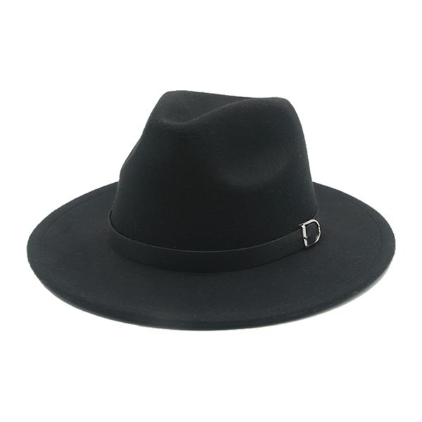 fedora hat women wide brim band belt classic black white felted men formal church panama solid color felt winter women's 210709, Blue;gray
fedora hat women wide brim band belt classic black white felted men formal church panama solid color felt winter women's 210709, Blue;gray
