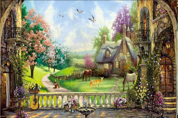 custom mural 3d po wallpaper european oil painting country house big tree landscape in living room for walls 3 d wallpapers
custom mural 3d po wallpaper european oil painting country house big tree landscape in living room for walls 3 d wallpapers