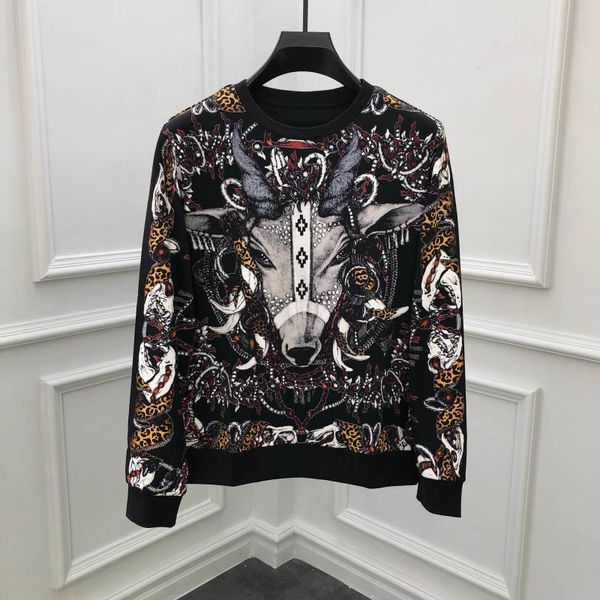 men's hoodies & sweatshirts autumn animal fashion casual impression male hoodie cotton o-neck with hood c566, Black
men's hoodies & sweatshirts autumn animal fashion casual impression male hoodie cotton o-neck with hood c566, Black