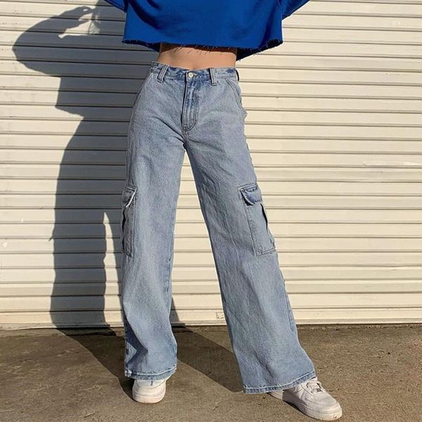hip hop solid color pant women 2021 harajuku high waist trousers jeans ladies casual loose straight pants streetwear blue women's & cap, Black;white
hip hop solid color pant women 2021 harajuku high waist trousers jeans ladies casual loose straight pants streetwear blue women's & cap, Black;white