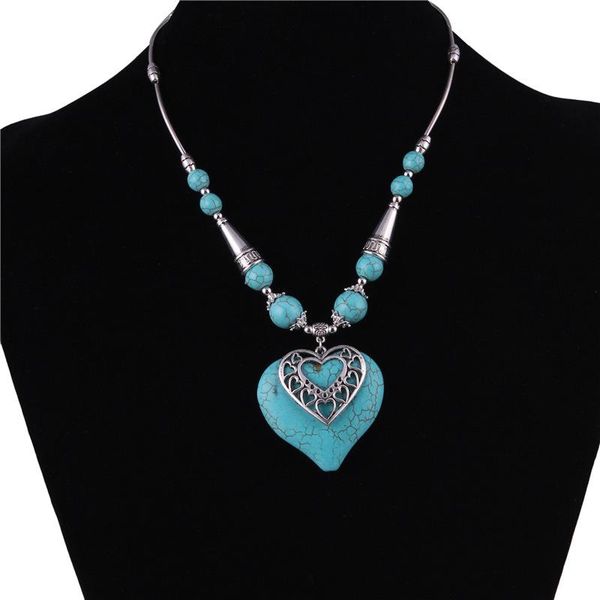 maxi big statement natural stone beads cones double layer hearts necklaces & pendants for women bohemian jewelry, Silver
maxi big statement natural stone beads cones double layer hearts necklaces & pendants for women bohemian jewelry, Silver